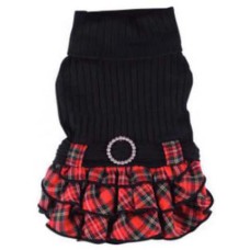 Doggy Dolly φόρεμα plaid W188 medium