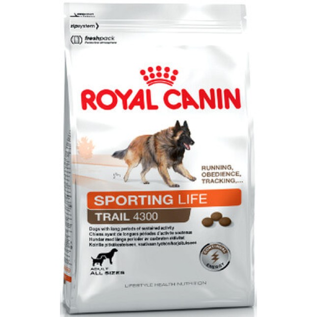 Royal Canin πλ.τροφή Sport life trail 4300 15kg για ενήλικους σκύλους με παρατεταμένη δραστηριότητα