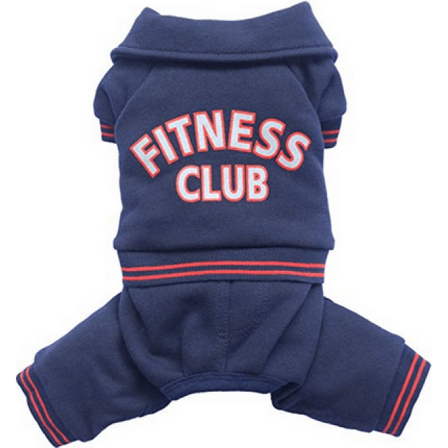 Doggy Dolly φόρμα fitness club μπλε DRF029 x-small