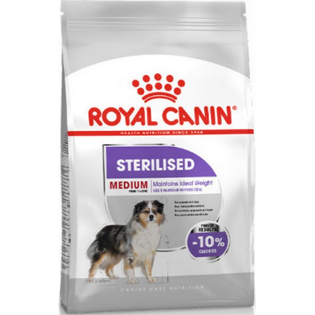 Royal Canin πλήρης τροφή Canine Care Nutrition medium sterilised για ενήλικες στειρωμένους σκύλους