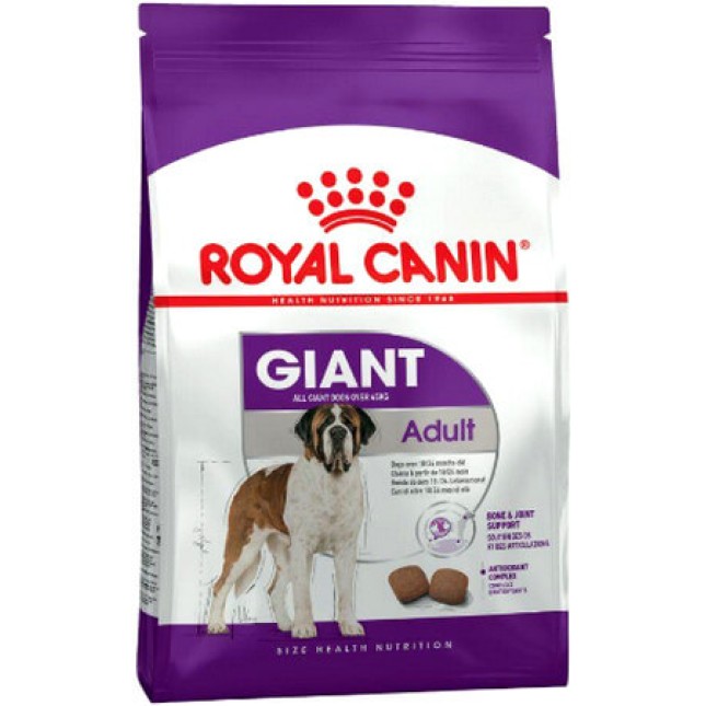 Royal Canin πλήρης τροφή Size Health Nutrition giant adult για ενήλικους σκύλους γιγαντόσωμων φυλών