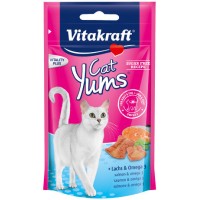 Vitakraft cat yums λιχουδιά γεμιστή σολομό 40 gr