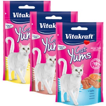 Vitakraft cat yums λιχουδιά γεμιστή 40 gr.