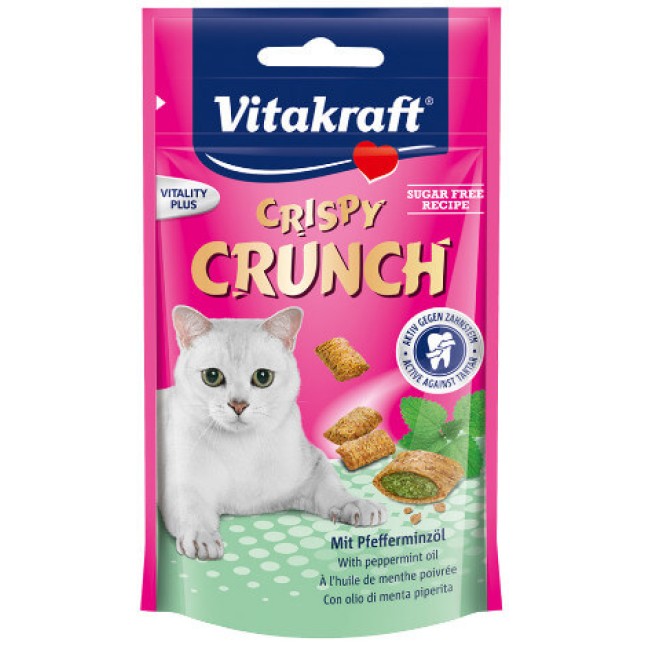 Vitakraft crun τραγανή λιχουδιά δυόσμο 60gr