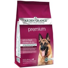 Arden Grange dog premium ξηρή τροφή ενηλίκων σκύλων με κοτόπουλο 12kg