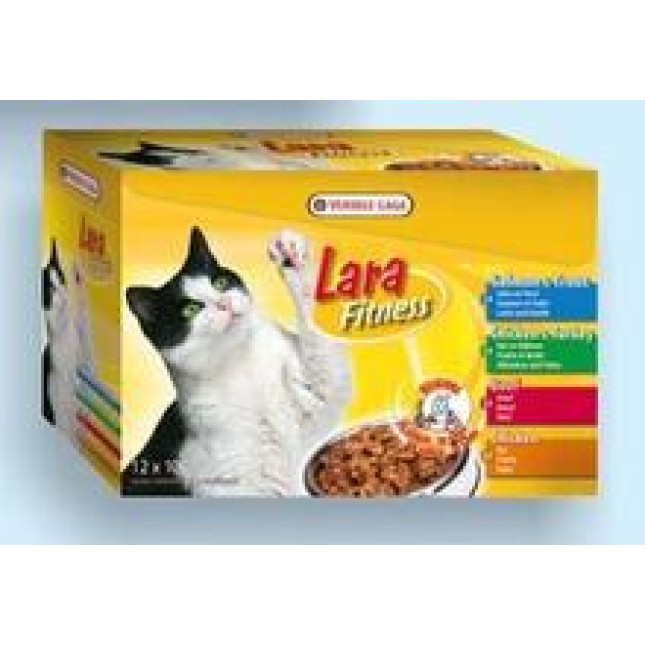 Versele Laga Lara Fitness Pouches 100gr - Φακελάκια γάτας 100gr διαφόρων γεύσεων, Multipack C