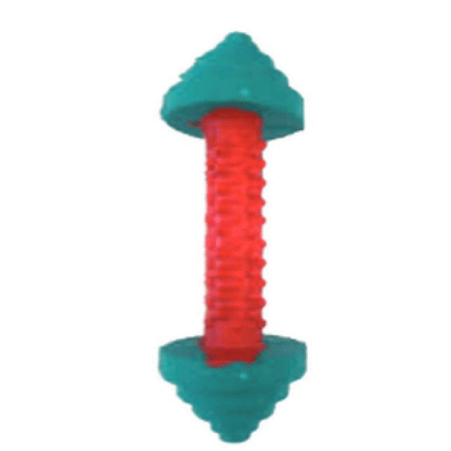 Natural παιχνίδι rubber dumbell 16cm