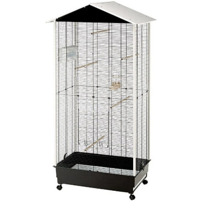 Ferplast κλουβί Aviary Nota μαύρο 76,5x57x161,5cm