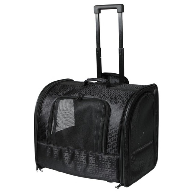 Trixie trolley μεταφοράς elegance 45x41x31cm μαύρο