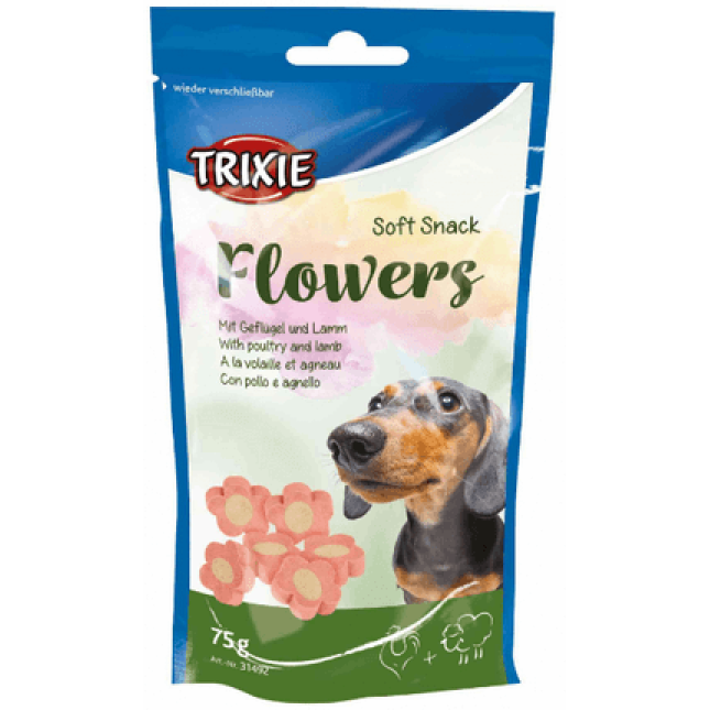 Trixie λιχουδιά flowers,για σκύλους 75gr