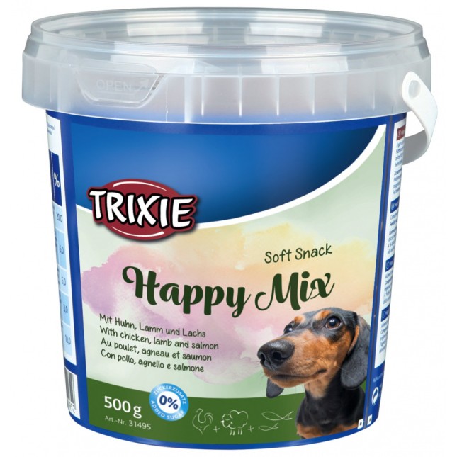 Trixie λιχουδιά soft snack happy mix 500gr