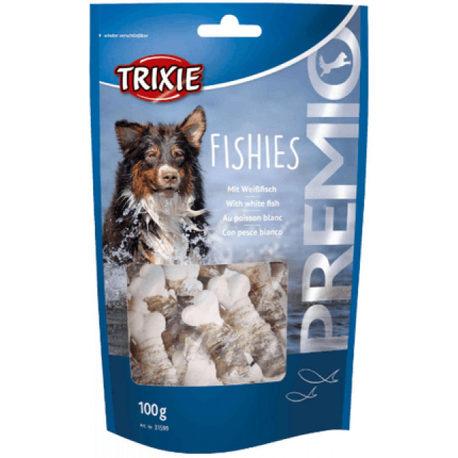 Trixie λιχουδιά premio fishies 100gr