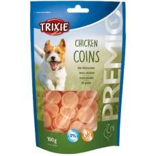 Trixie λιχουδιά premio chicken coins 100gr