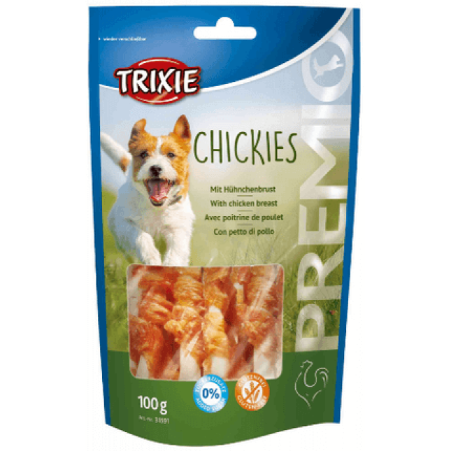 Trixie λιχουδιά premio chickies 100gr