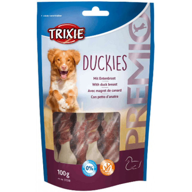 Trixie λιχουδιά premio duckies 100gr