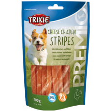 Trixie λιχουδιά premio cheese chicken stripes  100gr