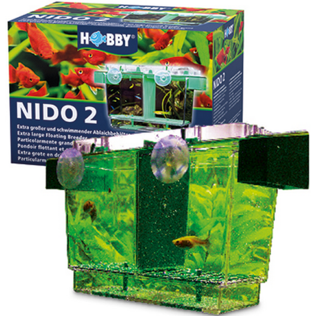 Hobby Nido II, Floating breeder διπλός πλωτός εκτροφέας  21x16x14