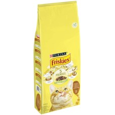 Friskies  Πλήρης & ισορροπημένη τροφή για ενήλικες γάτες με κοτόπουλο, γαλοπούλα και λαχανικά