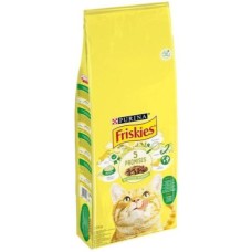 Friskies Πλήρης τροφή με κουνέλι, κοτόπουλο και λαχανικά για ενήλικες γάτες