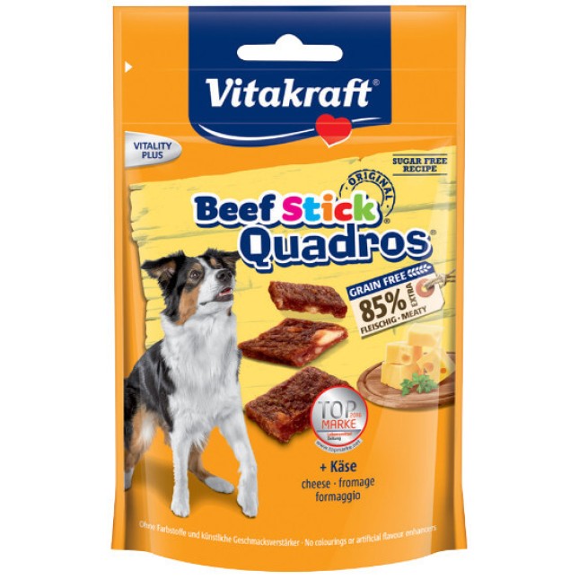 Vitakraft λιχουδιά beef stick quadros 70gr.