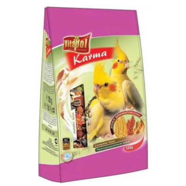 Vitapol complete τροφή για παπαγάλους cockatiels 500gr