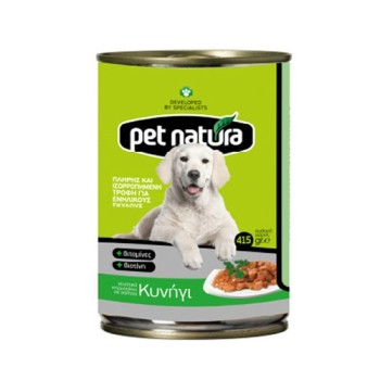 PET NATURA ΚΟΝΣΕΡΒΑ ΣΚΥΛΟΥ ΜΕ ΚΥΝΗΓΙ 1240gr