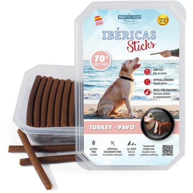 Mediterranean Ημίυγρα sticks Ibericas σε ταπεράκι με γαλοπούλα 900gr-70τεμ