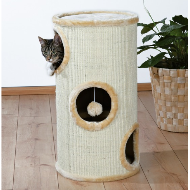 Trixie νυχοδρόμιο samuel cat tower 70cm μπεζ