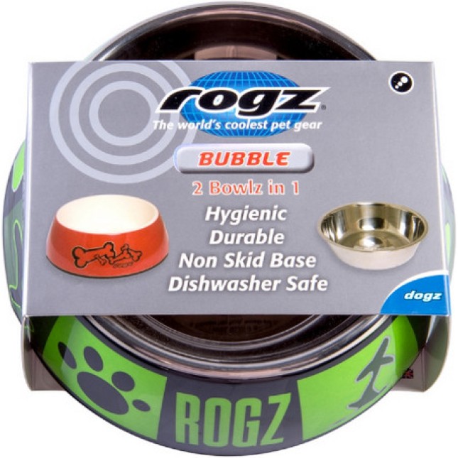 Rogz Μπωλ σκύλου Bubble Lime Juice η πρώτη επιλογή για αυστηρές συνθήκες υγιεινής