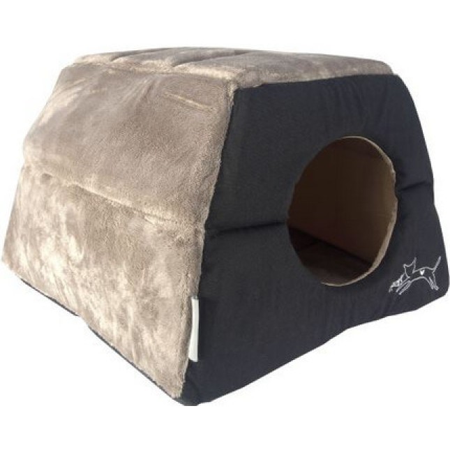 Rogz σπιτάκι?κρεβάτι γάτας Igloo μαύρο small  40x32x80cm