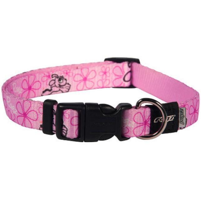 Rogz περιλαίμιο puppy Yo Yo pink small 19?30cm