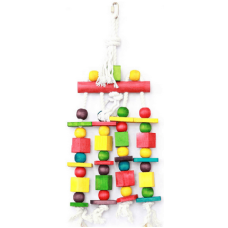 Happypet Parrot toy blocks n beads παιχνίδι παπαγάλων