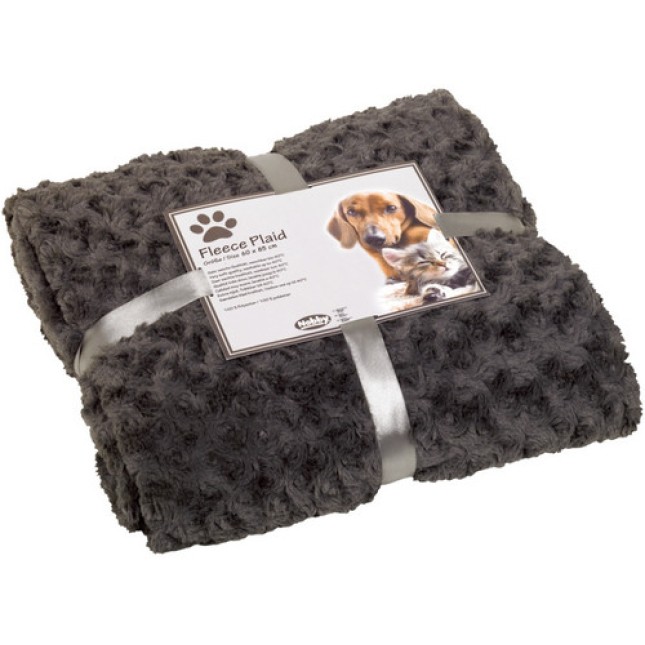 Nobby Ριχτάρι Fleece super soft γκρι S 60x85cm