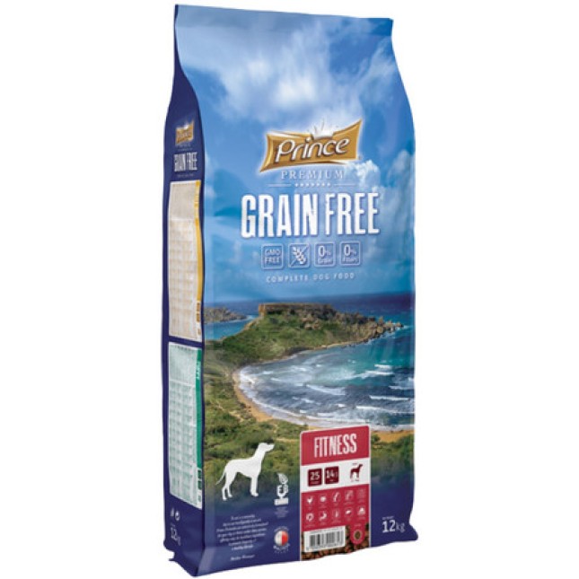 Princeξηρά τροφή  Grain Free Adult Fitness M/L 12kg