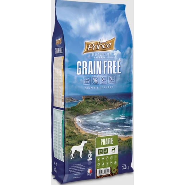 Prince ξηρά τροφή Grain Free Prairie S 12kg (αρνί)