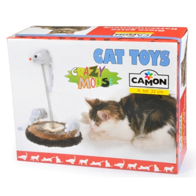 camon παιχνίδι scr.toy w.spring-mount.mice