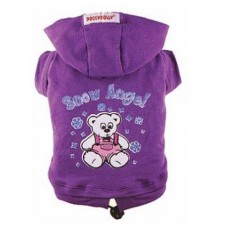 Doggy Dolly φούτερ μωβ snow angel W224 x-large