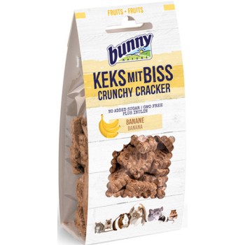 Bunny Nature Crunchy με μπανάνα για κουνέλια,ινδικά χοιρίδια,τσιντσιλά,χάμστερ,γερβίλους,αρουραίους