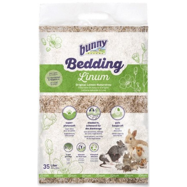 Bunny Nature Bedding linum φυσικό υπόστρωμα από λινό 35ltr