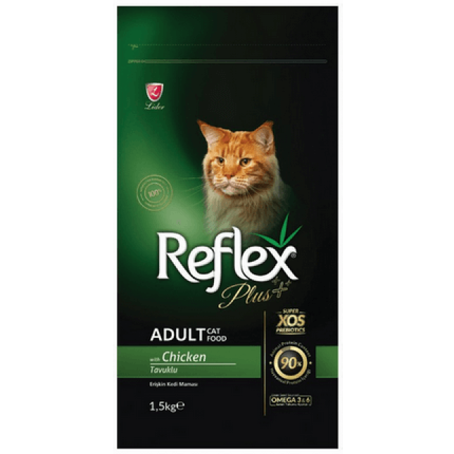 Lider Reflex plus τροφή για ενήλικες γάτες, κοτόπουλο 15kg