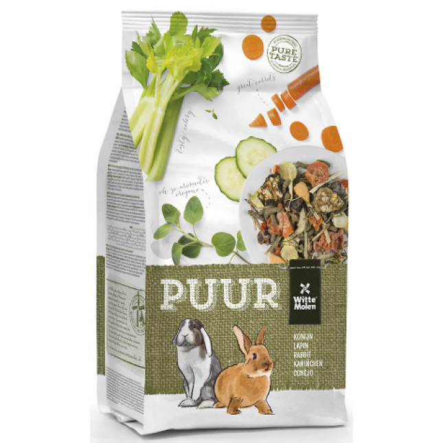 Witte molen τροφή puur rabbit 600gr.