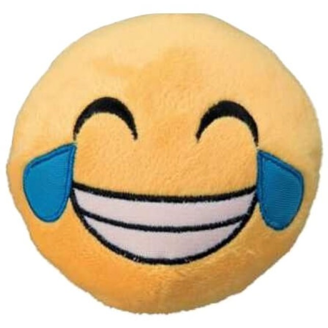 Trixie λούτρινη μπάλα smiley με ήχο 9cm