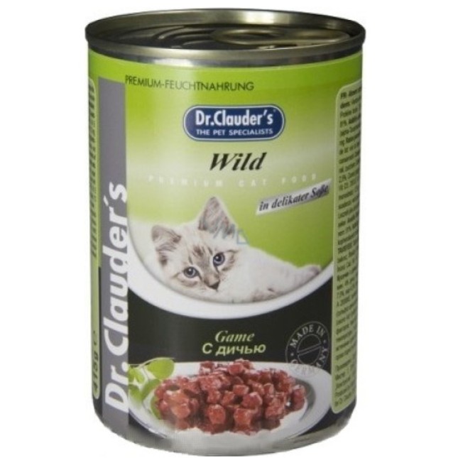 Dr.Clauder's – Wild/Game (Κυνήγι) 415g