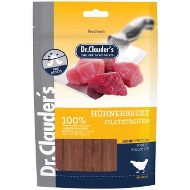 Dr.Clauder's Chickenbreast Filet Strips  (Φιλέτο Στήθος Κοτόπουλου)  80g