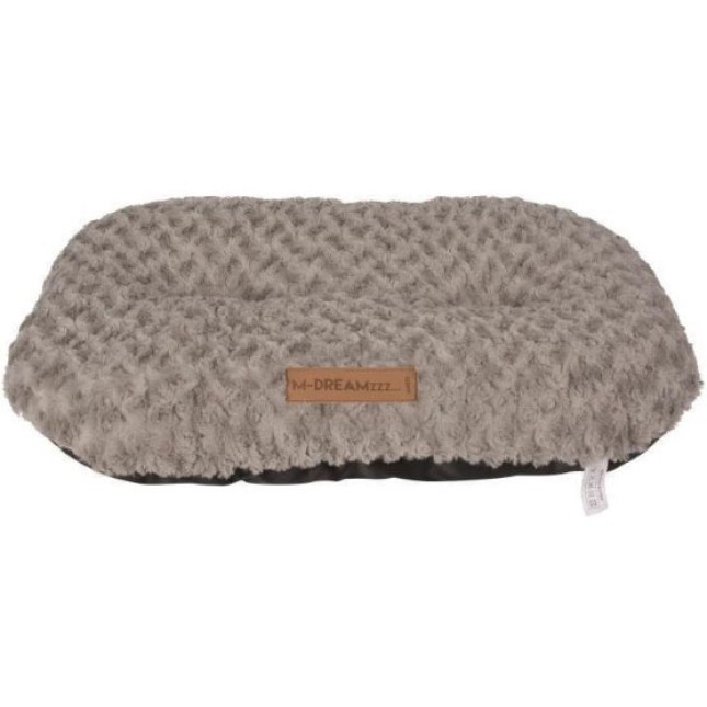 M-pets shetland oval cushion-m 70 x 48 cm grey