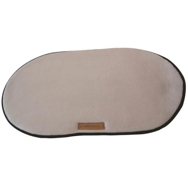 M-pets scilly oval mat  grey