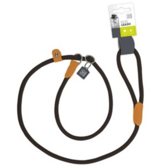 M-pets Dog leash black   m  170cm x 11mm