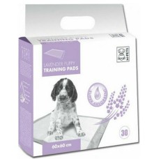 m-pets πάνες σκύλων lavender 60x60 30 τεμ.