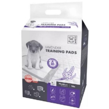 m-pets πάνες σκύλων lavender 90x60 (τεμ.30)