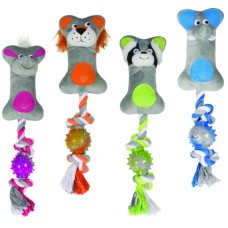 M-pets Nabila bones grey, orange, pink & blue 37 x9,5 x 7 cm